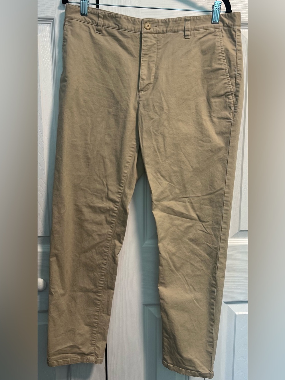 Men's Under 5'10 Khaki Chino Trousers